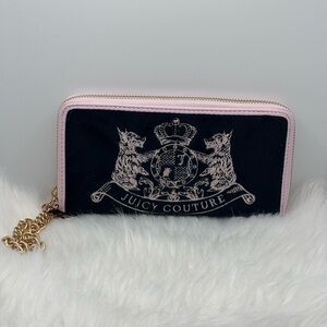 Juicy Couture Scottie Dog Large Zip Wallet